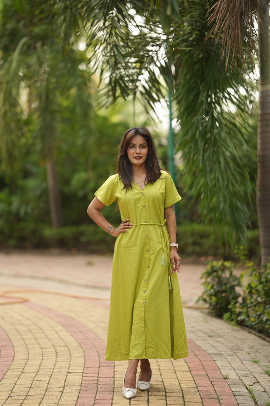 Green New Designer Dress For Women