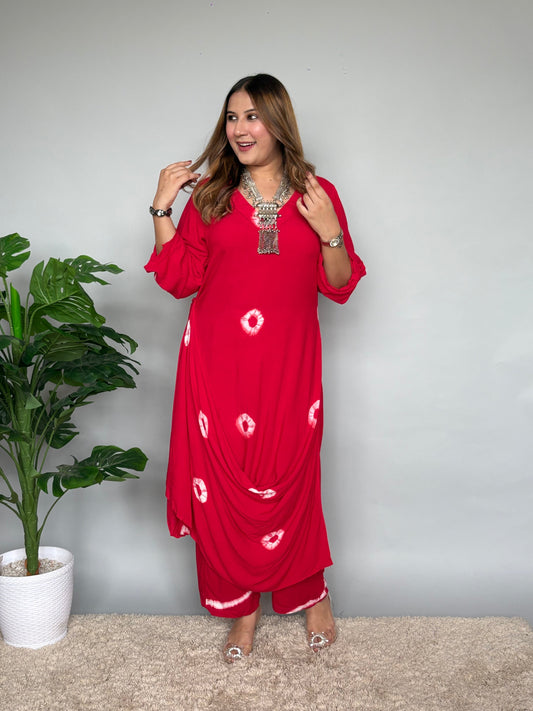 Bright Red Drape Cord Set