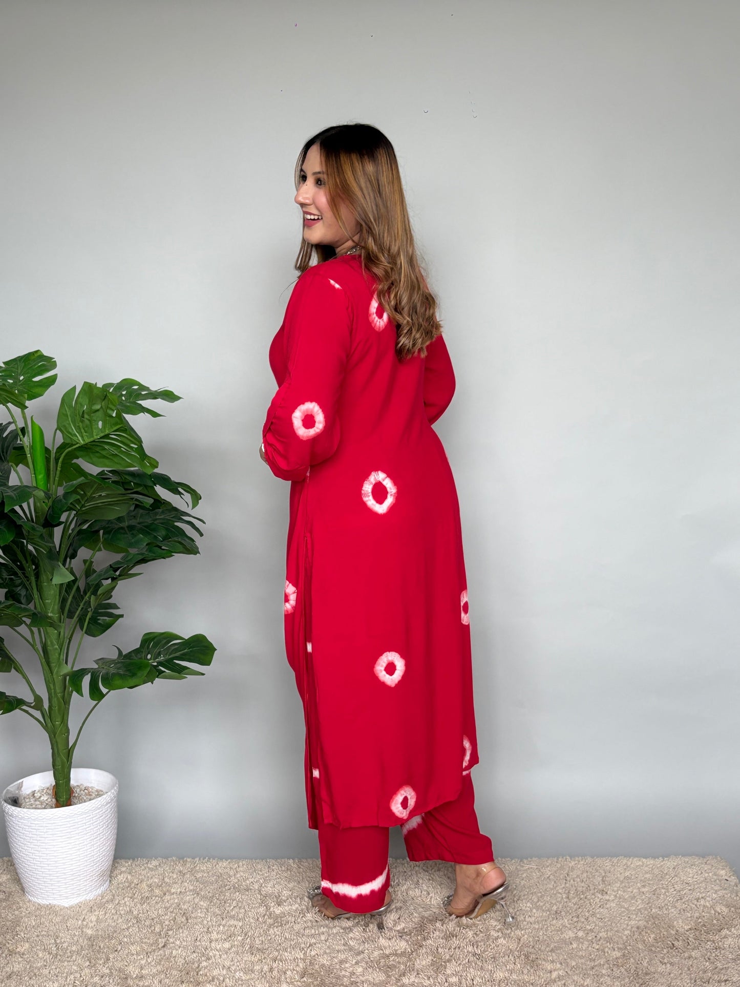 Bright Red Drape Cord Set