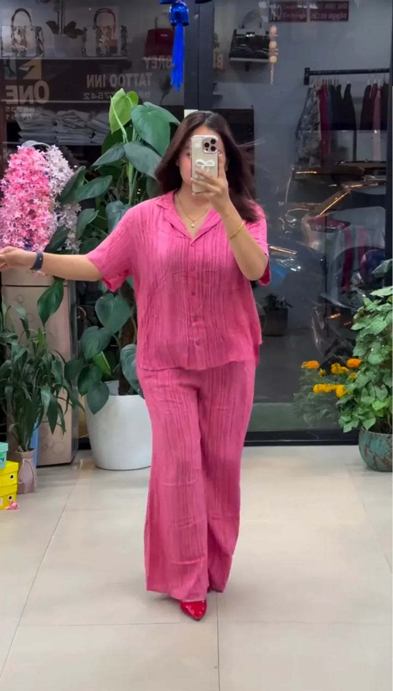 Pure Linen Co-ord Set