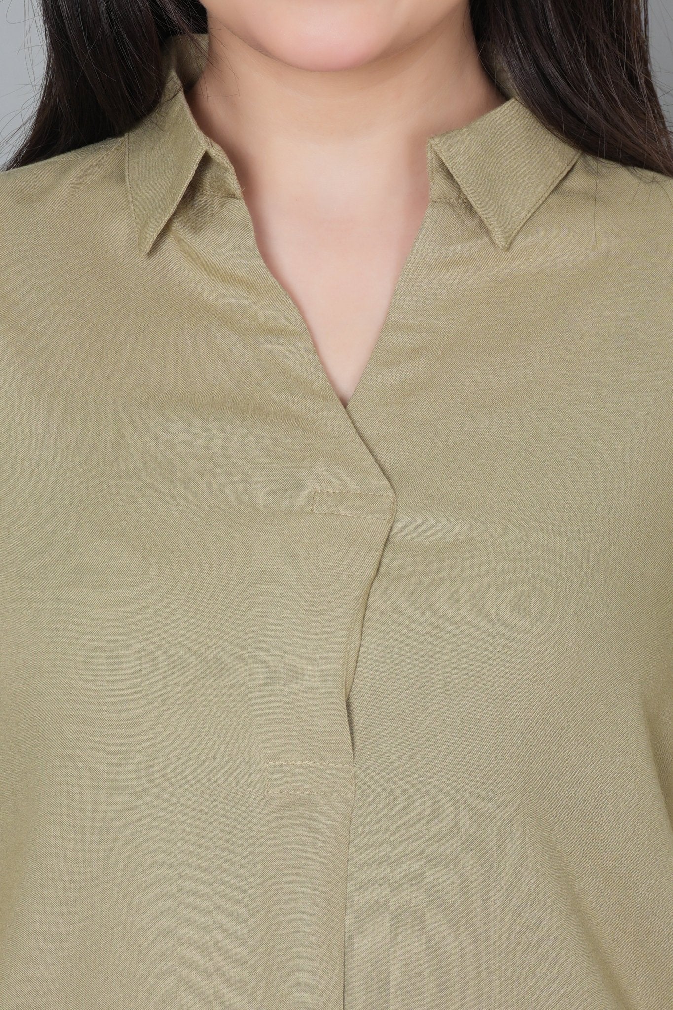 Tea leaf rayon flare top [ 100% Rayon, Liva Certified ]